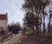 Camille Pissarro The Road near the farm La route pres de la ferme china oil painting reproduction